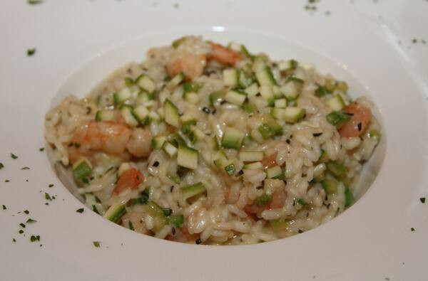 103 - Risotto ai Gamberi con Zucchine