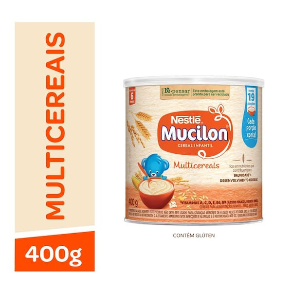 Mingau Multi Cereais Mucilon 400g