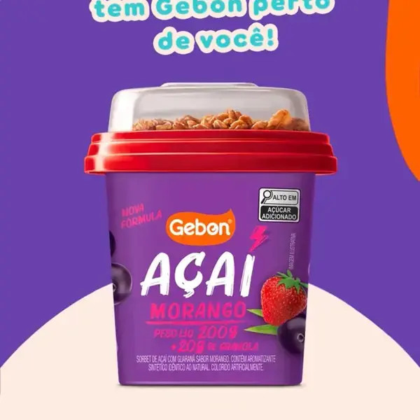 Acai Granola e Morango - 220g