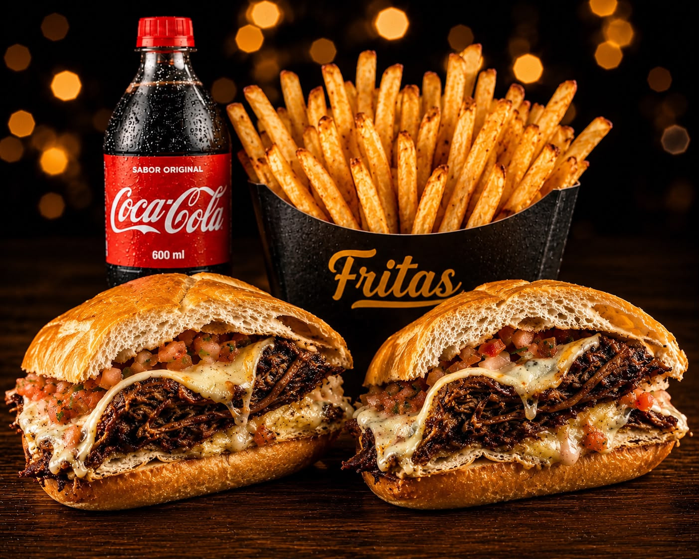 COMBO CASAL BAGUETE DE COSTELA DESFIADA 