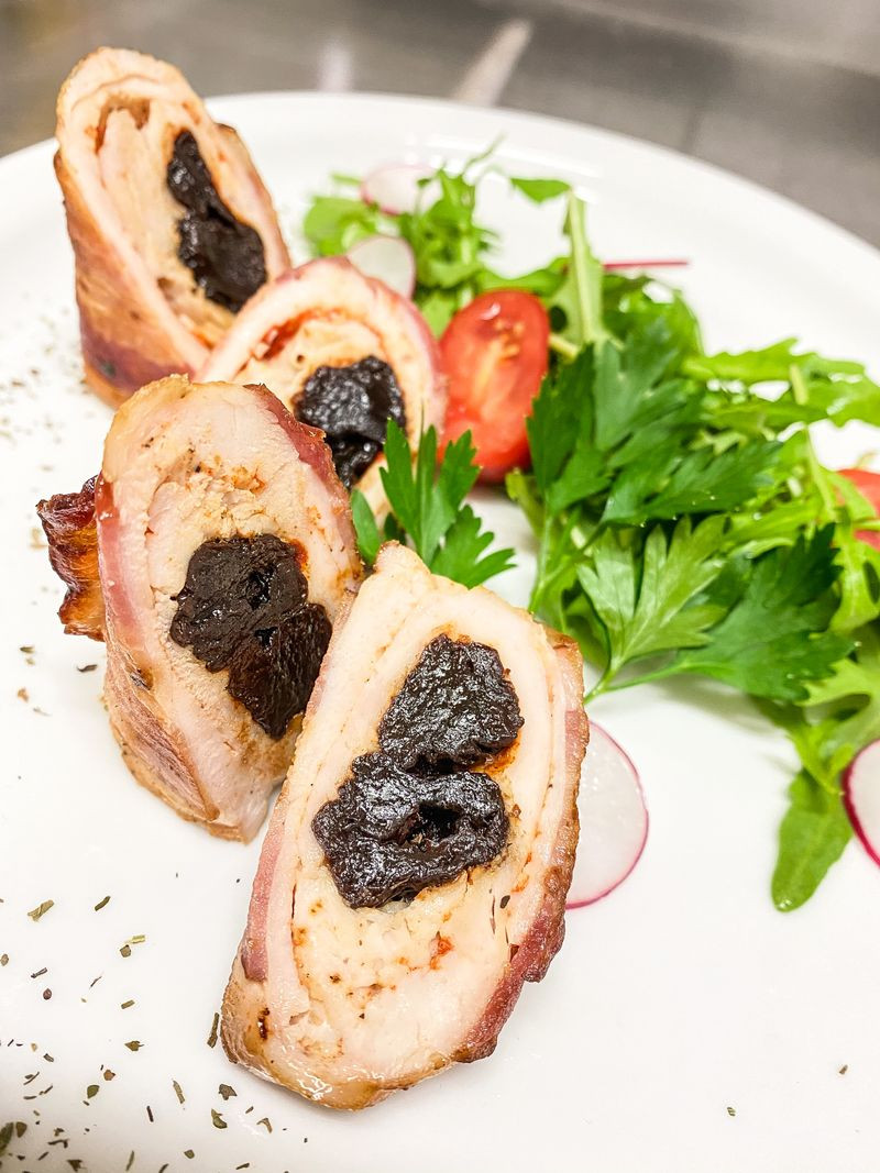 Espeto de Frango com bacon