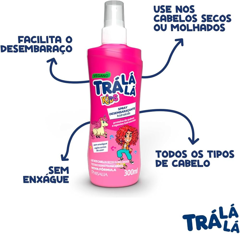 Spray Desembaraçante Trá Lá Lá - Hidrakids