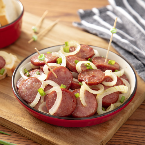 Linguiça toscana acebolada