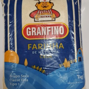FARINHA DE MANDIOCA CRUA GRANFINO 1K
