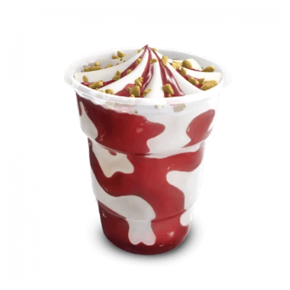 Sorvete Sundae Morango Sol&Neve