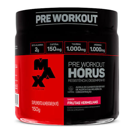 Pre T Horus Max T Frutas Vermelhas Pt 150g