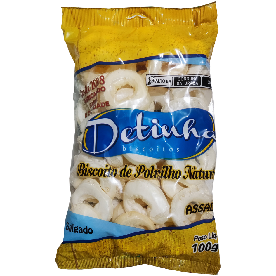 BISC DE POLVILHO DETINHA NATURAL 100G