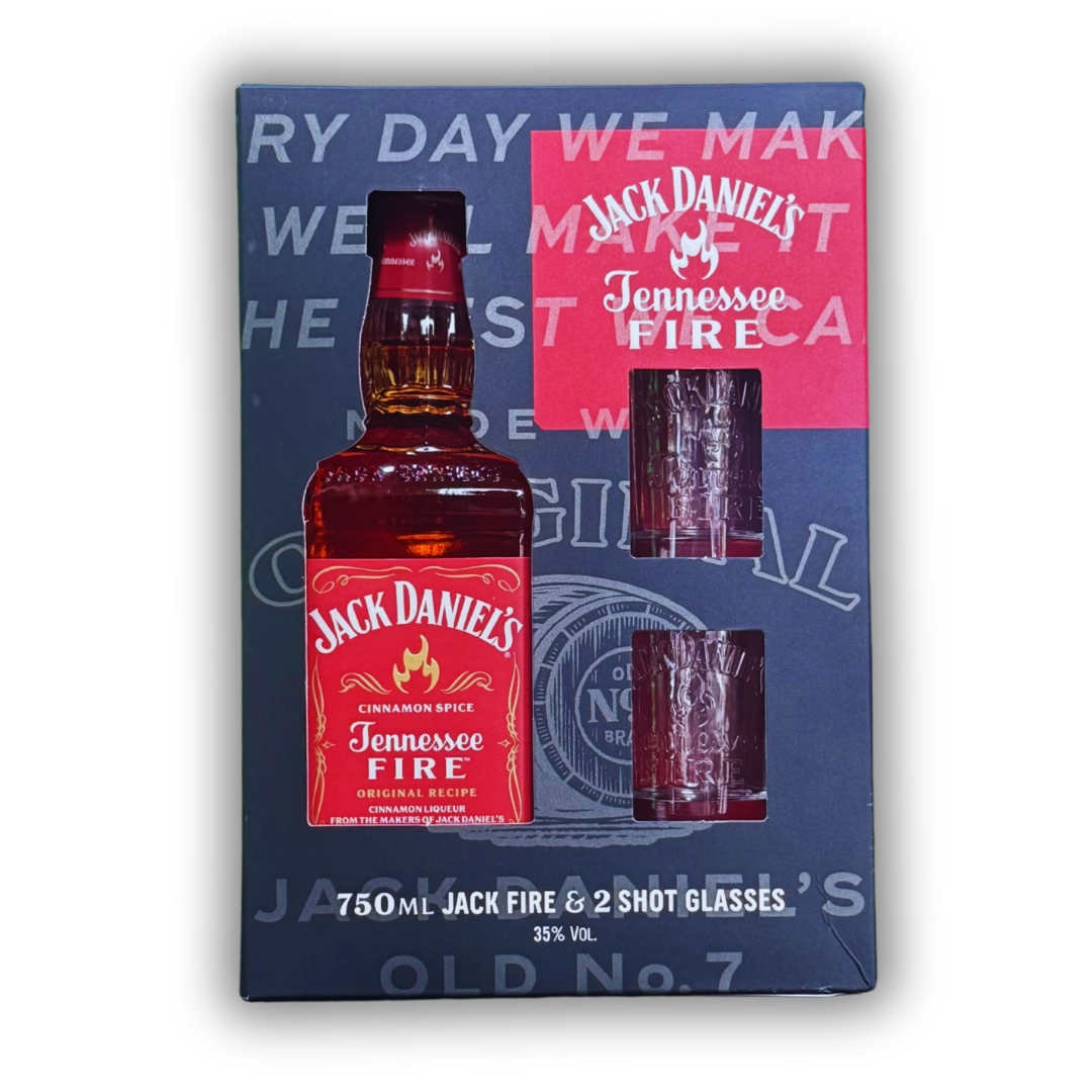 Kit Jack Daniels Fire + 2 Copos