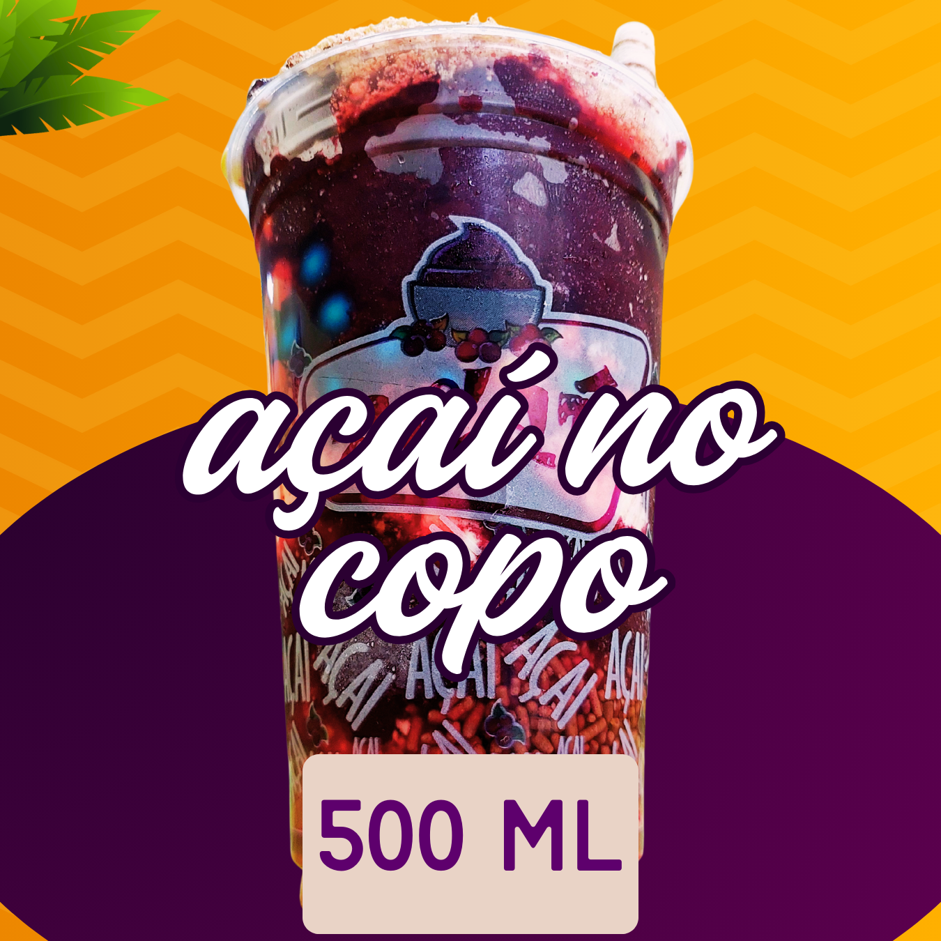 Açaí no Copo de 500ML