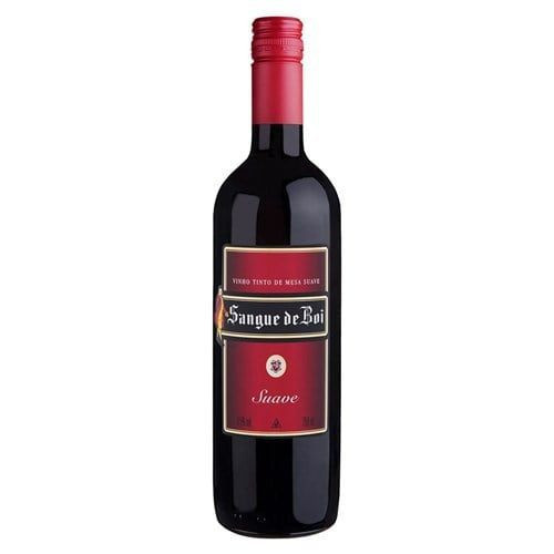 BEBIDA VINHO SANGUE DE BOI TINTO SUAVE 750ML