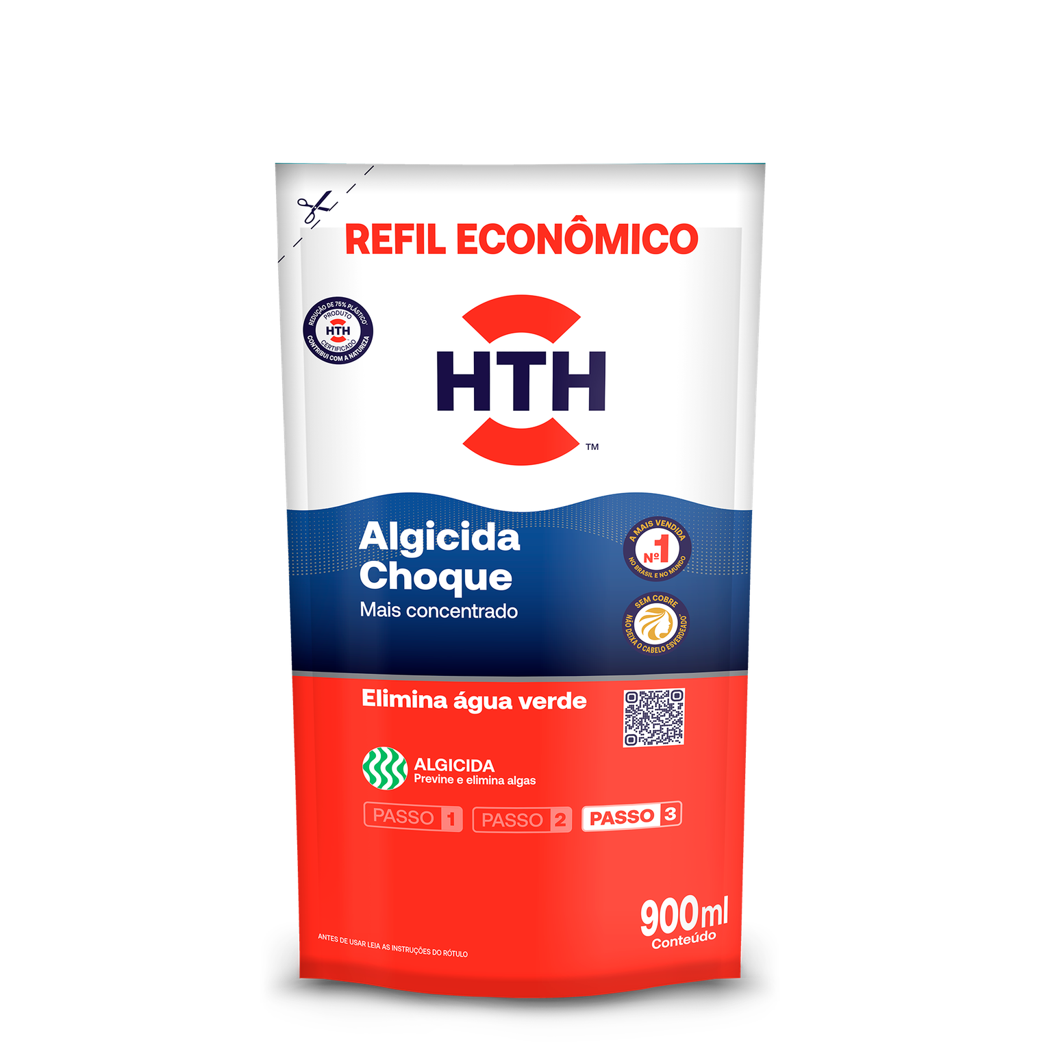 ALGICIDA CHOQUE - HTH (REFIL 900ml)