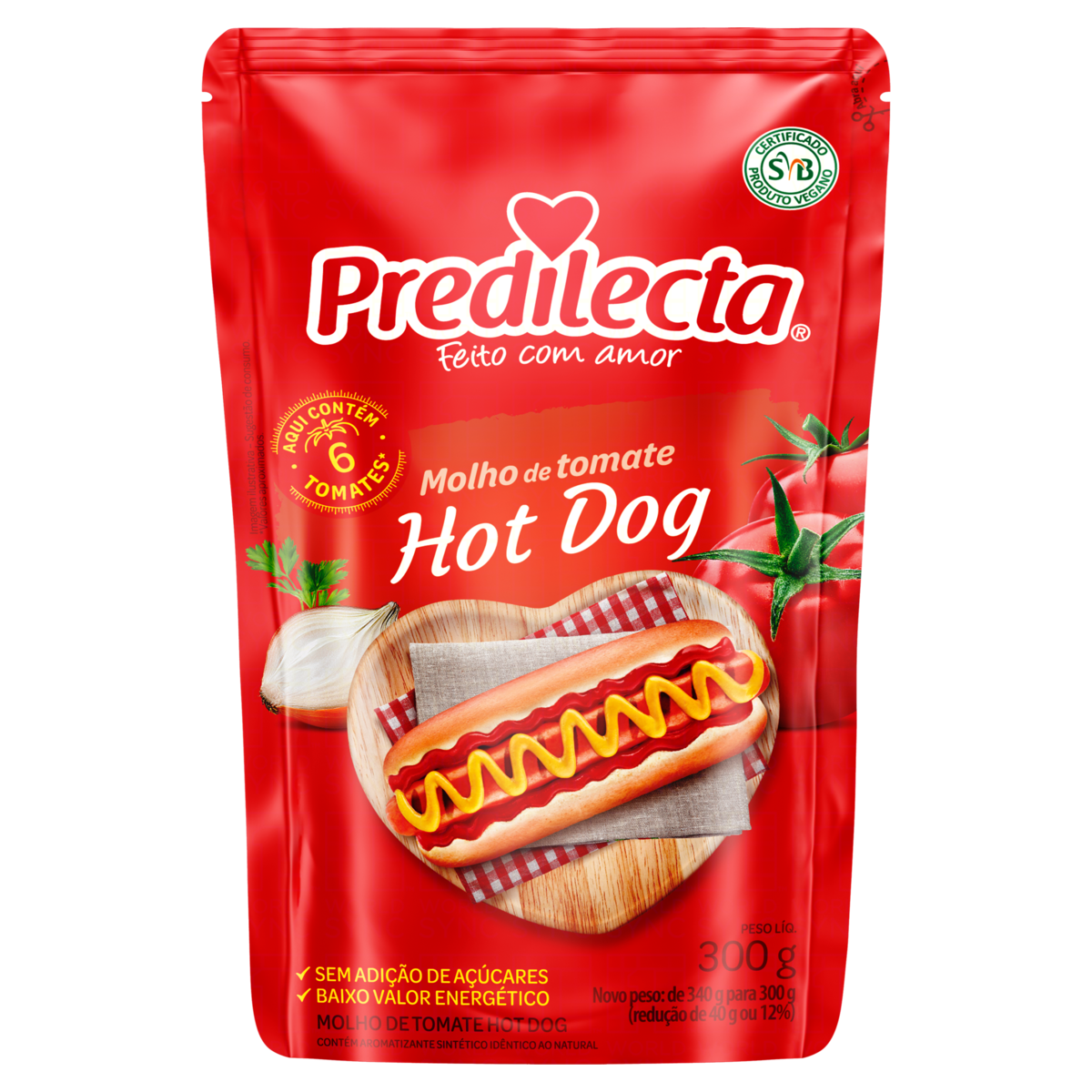 Molho Predilecta Sc H.Dog 300g