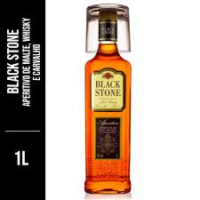 WHISKY BLACK STONE C/ COPO 1L