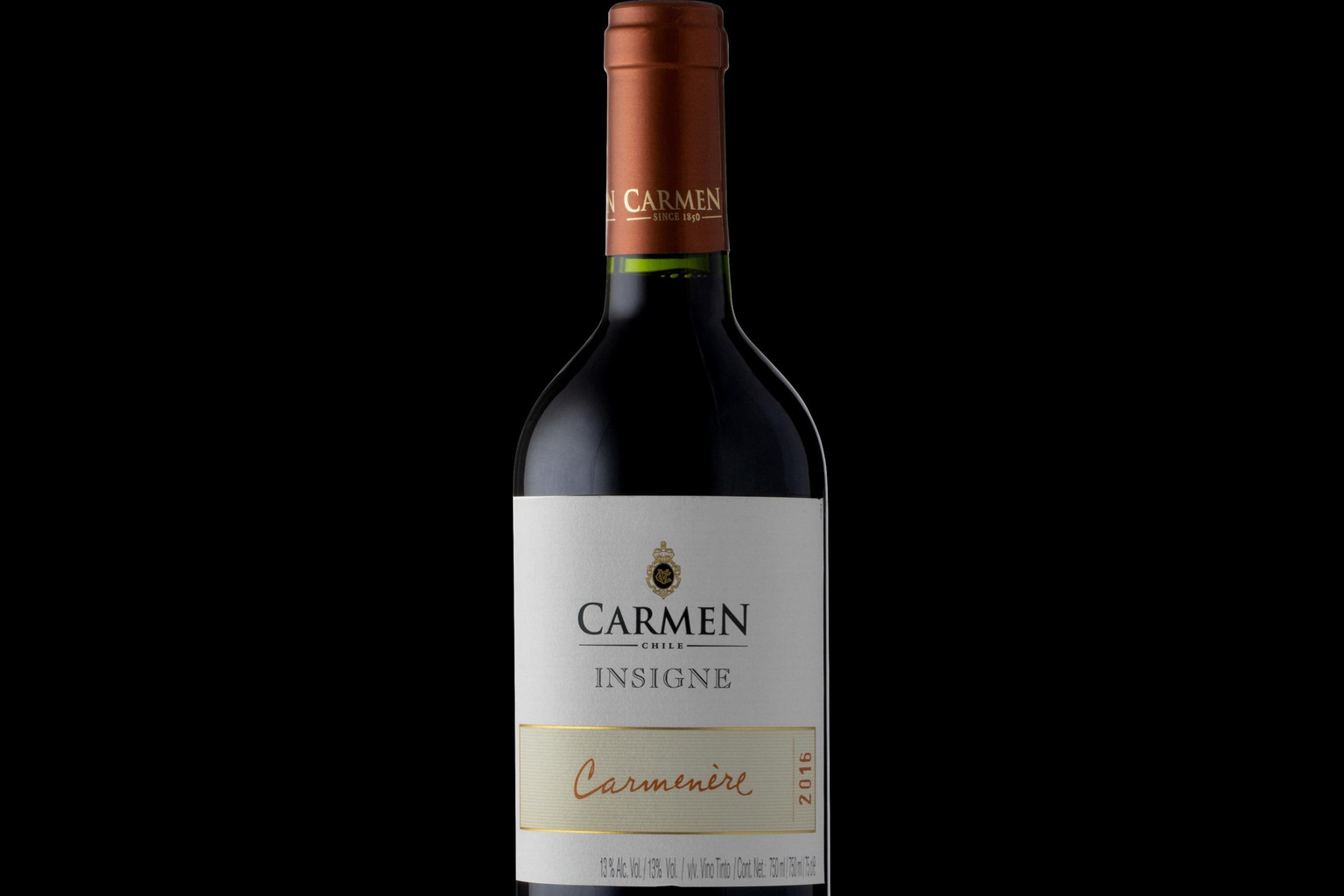 VINHO MEIA GARRAFA - CARMEN INSIGNE(CARMENERE)