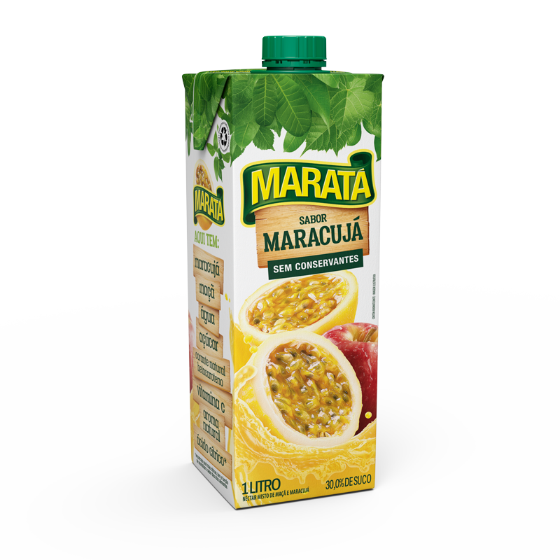 Suco Marata Maracuja caixa 1L
