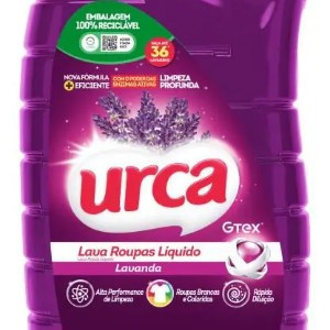 LAVA ROUPA LIQUIDO URCA LAVANDA 3L