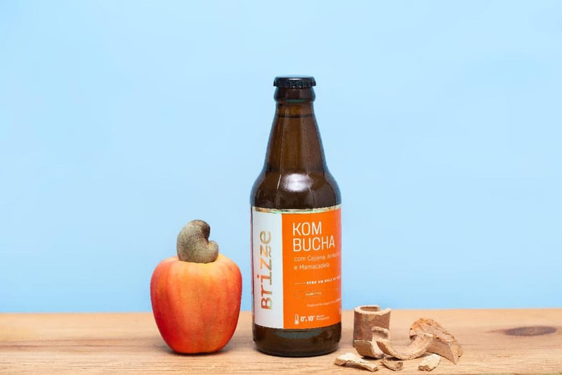 Kombucha Caju, Cajuína, Amburana e Mamacadela