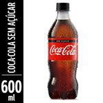 Coca Cola Zero Açucar 600ml