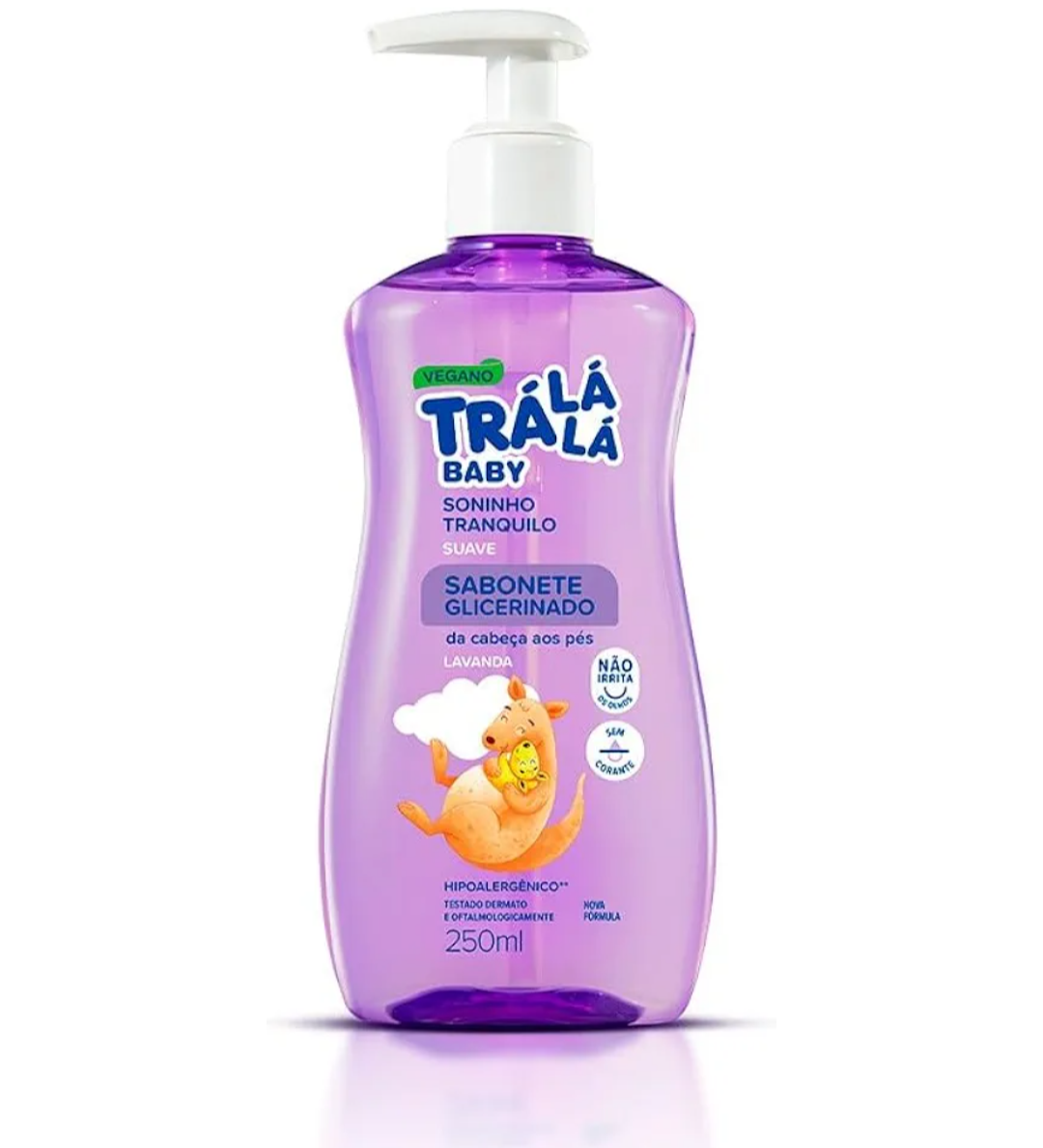 Sabonete Líquido Trá Lá Lá Baby 250 ml - Lavanda
