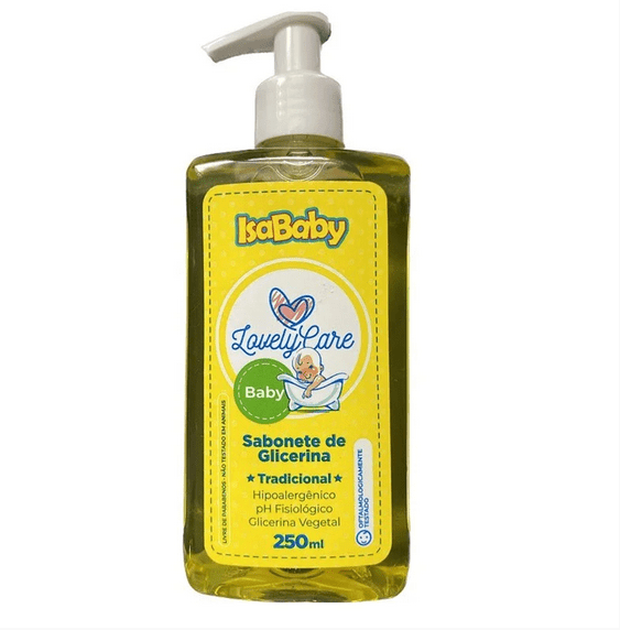SABONETE LÍQUIDO GLICERINADO ISABABY LOVELY CARE 250ML