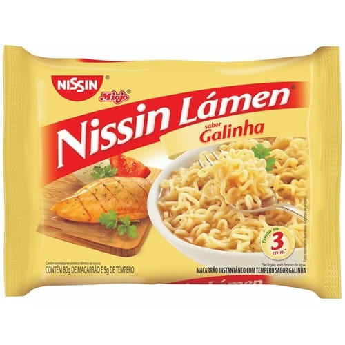 Macarrão Instantâneo Nissin Lámen Galinha 85g