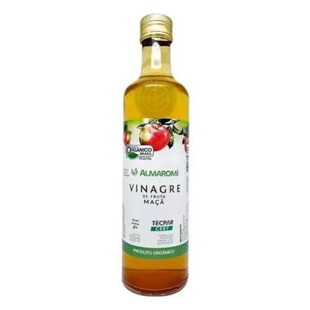 Vinagre Almaromi Organico Fruta Maca 500ml Vidro
