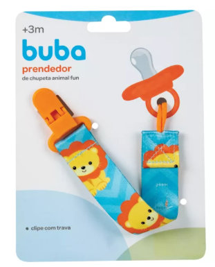 Prendedor de Chupeta Buba - Leão
