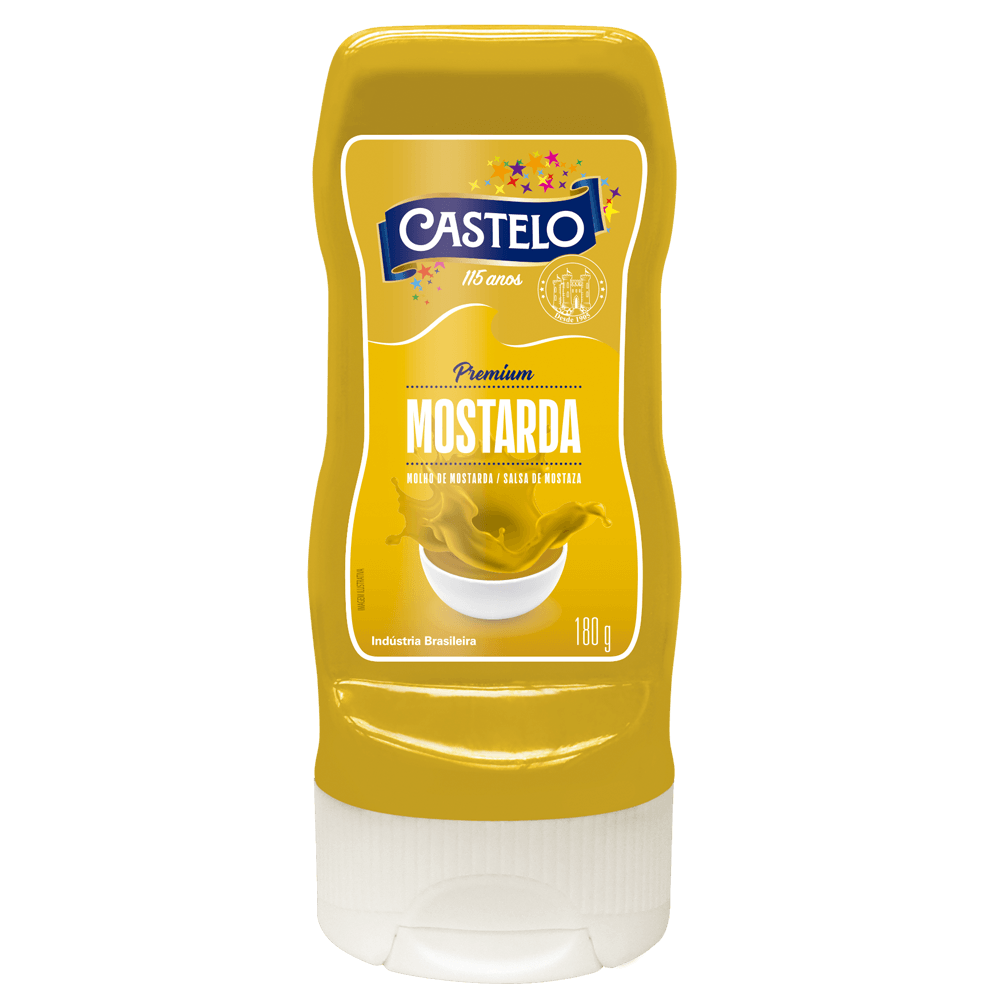 MOSTARDA CASTELO SQUEEZE 180G