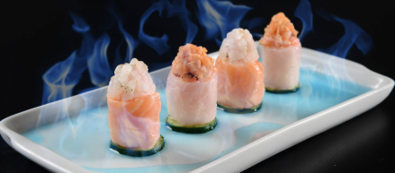 Salmão Flambado