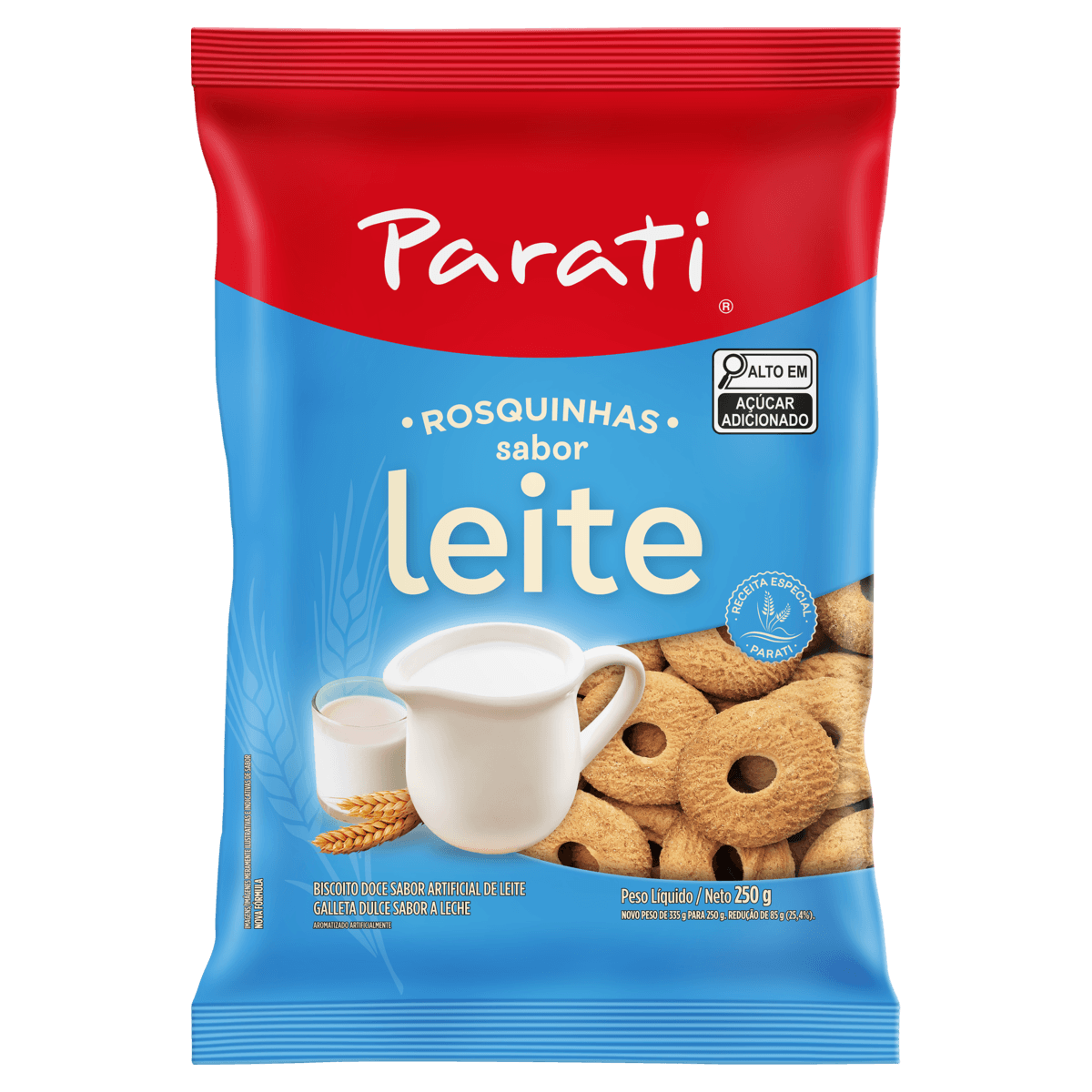 Biscoito Parati Rosca Leite 250 g