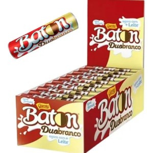 CHOCOLATE BATON MEIO A MEIO 16G
