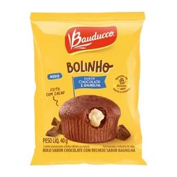 Bolinho Sabor Chocolate com Baunilha Bauducco 40g