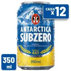 Cerveja Antarctica Subzero Lata 350ml