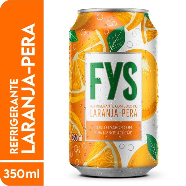 LARANJA PERA FYS LATA 350 ML