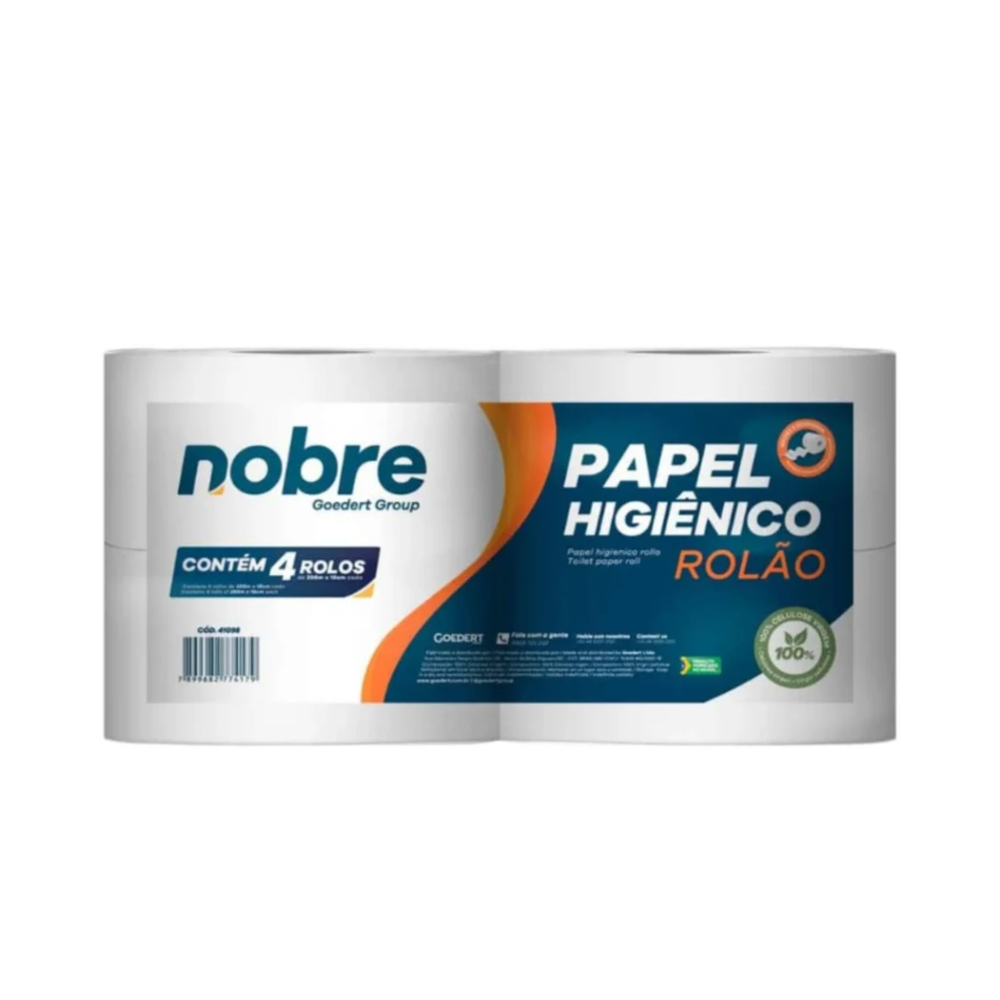 PAPEL HIG NOBRE 100% CEL 10X200 FD C4