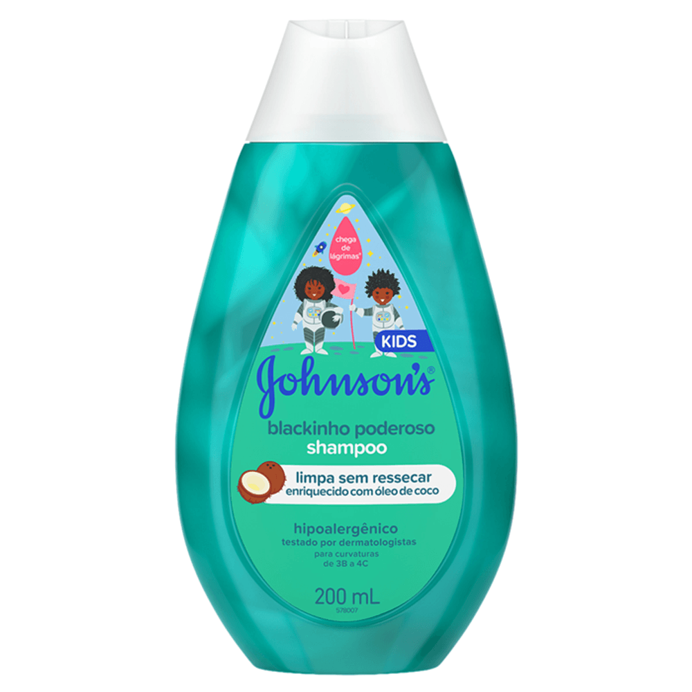 SHAMPOO JOHNSONS BABY BLACKINHO PODEROSO 200ML