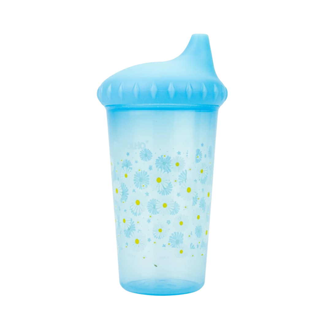  Copo Bico Rígido Pimpolho 300mL - 6+ Meses - Azul Margarida