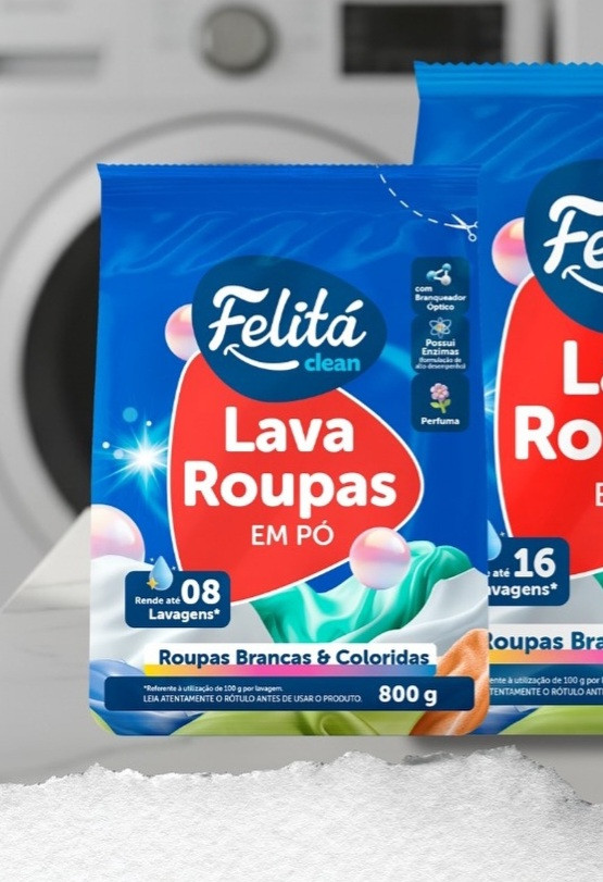 Lava roupa pó Felitá 800g