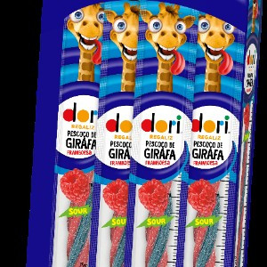 DOCE PESCOÇO DE GIRAFA FRAMBOESA DORI 30G