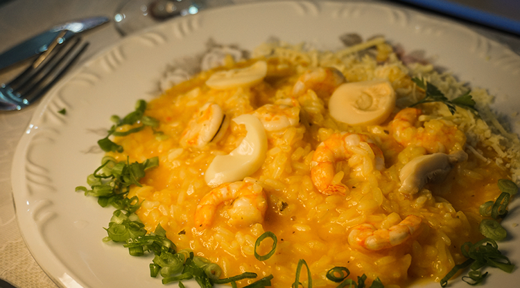 Risoto de Camarão M