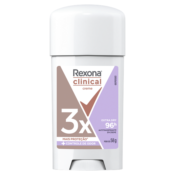 DESOD BASTAO REXONA CLINICAL EXTRA DRY 58G