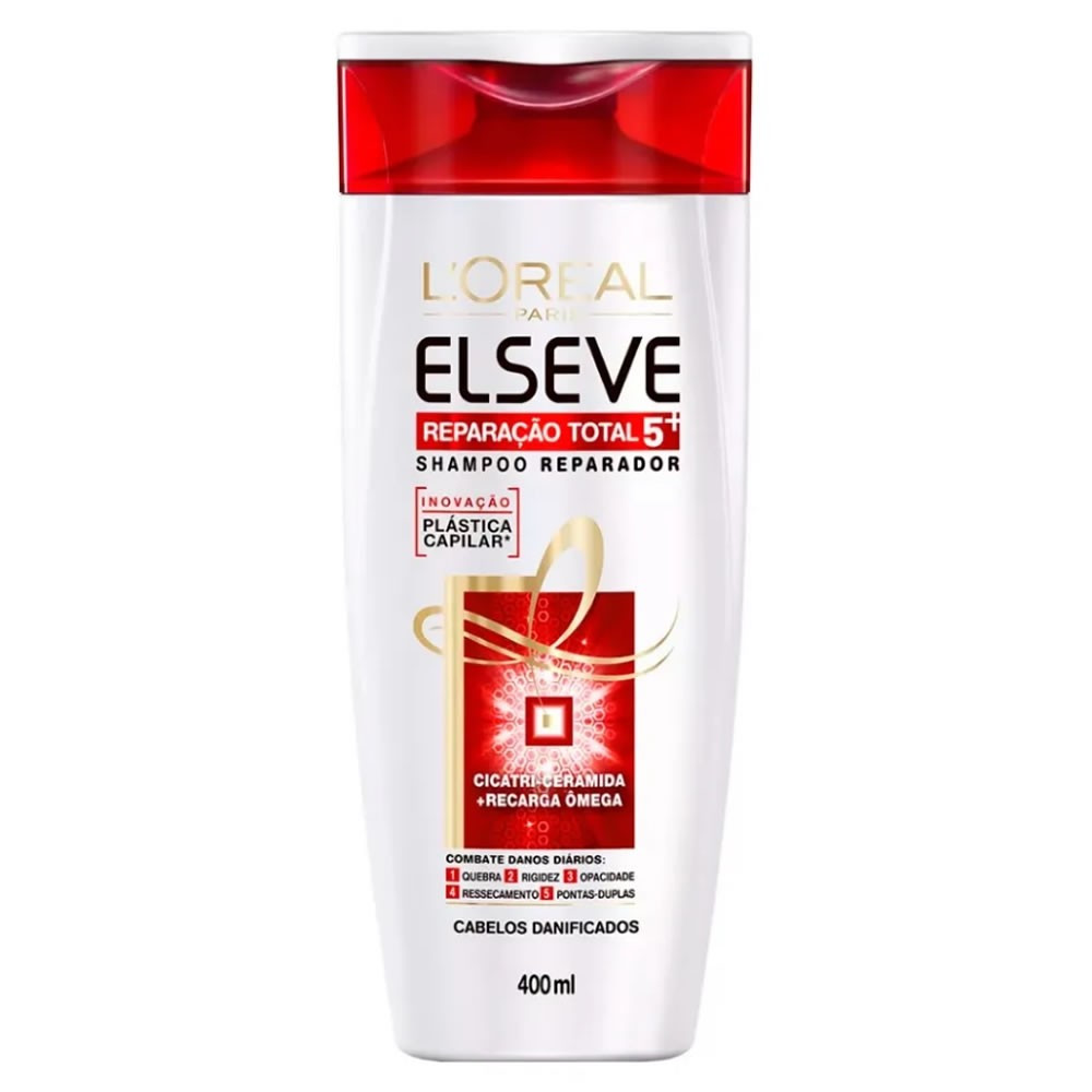 SHAMPOO ELSEVE REPARAÇAO TOTAL5+ 400ML