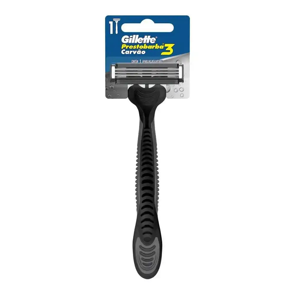 APARELHO BARBEAR GILLETTE PRESTO3 CARVAO