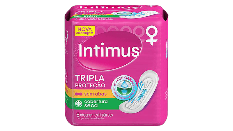 ABS INTIMUS GEL SECA S/ABAS C/8 UN