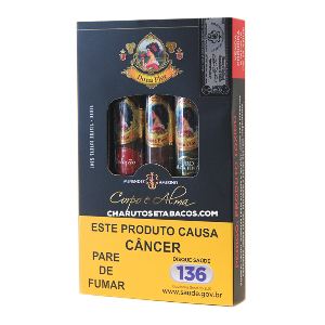CAIXA DE CHARUTO DONA FLOR CORPO E ALMA CX COM 3 UNIDADES
