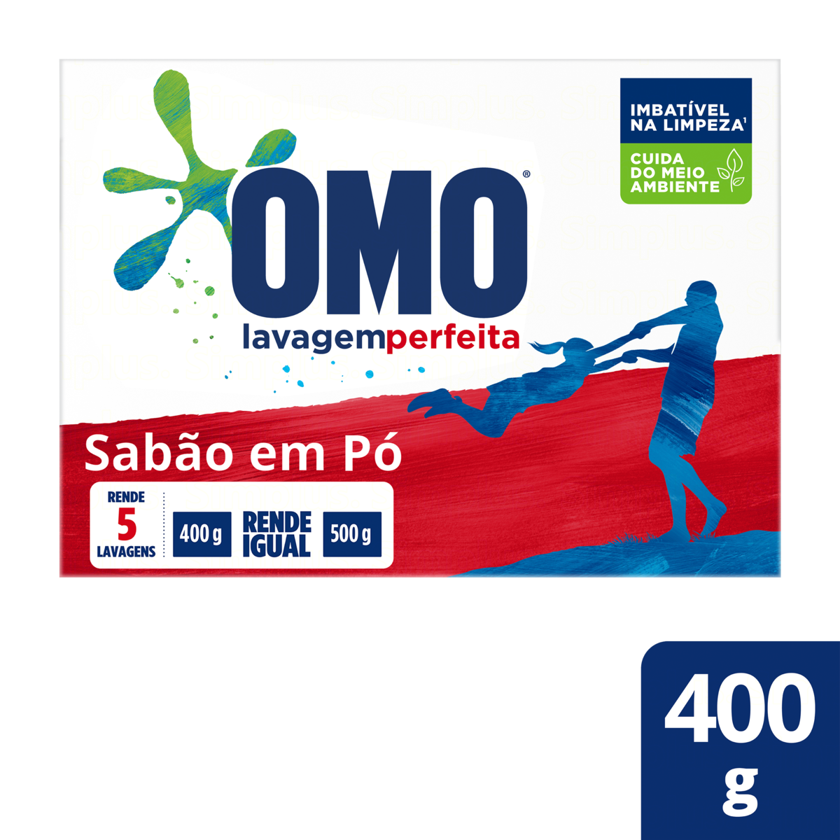 Sabao Po Omo 400g Lavagem Perfeita