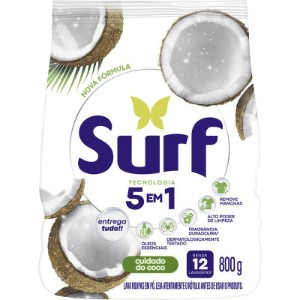 SABAO EM PO SURF CUIDADO DO COCO 800G