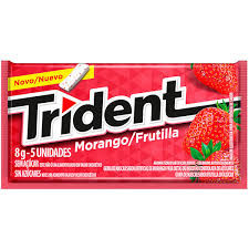 Trident sabor morango