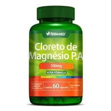 Cloreto Magnesio 500mg Herbamed Pt 60cap