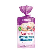 Bisc. de arroz Jasmine s/ glúten multigrãos 90g